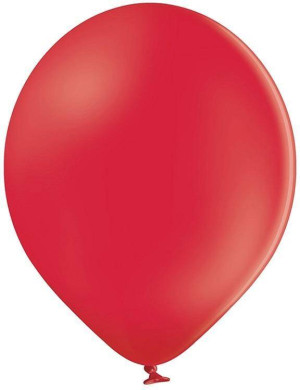 Balony Belbal pastelowe czerwone
