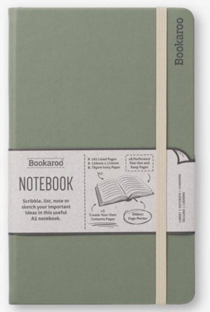 Notatnik A5. Bookaroo. Journal. Zielony