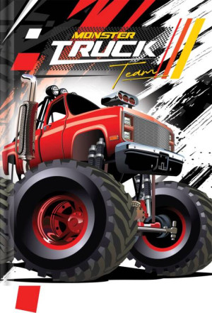 Pamiętnik Monster Truck Team 14x18cm 80 kartek