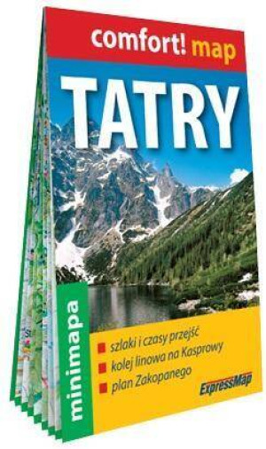 Tatry. Mapa turystyczna + Zakopane