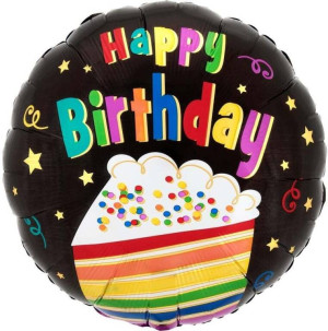 Balon foliowy Rainbow cake