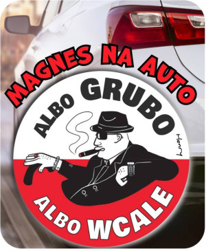 Magnes na auto GRUBO