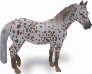 Collecta. Klacz British Spotted Pony maści kasztan Leopard XL