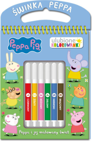 Peppa Pig Ulubione kolorowanki cz. 1 Peppa i jej malowany świat