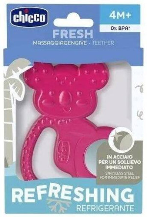 Chicco. Gryzak. 4 miesięce. Koala. Różowy