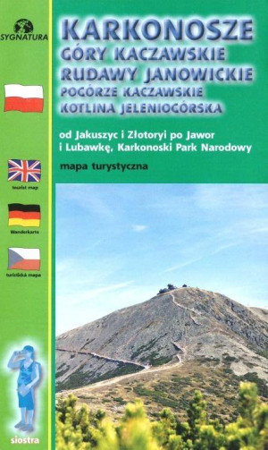 Karkonosze. Góry Kaczawskie. Mapa turystyczna 1:50 00