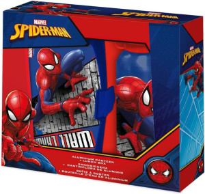 Zestaw śniadaniówka + bidon 500 ml Spiderman SP50006
