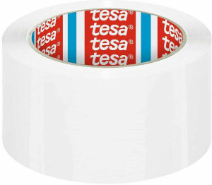 Taśma pakowa Tesapack Standard Solvent biała 66mx48mm