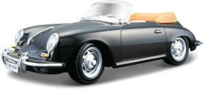 Porsche 356B. Cabriolet. Czarny
