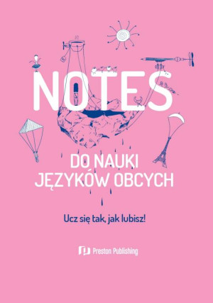 Notes do nauki języków obcych. Różowy