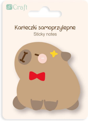 Karteczki samoprzylepne Kapibara Muszka 6,2x6cm