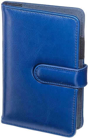 Notes A6 magnetyczny kratka niebieski N45B-60