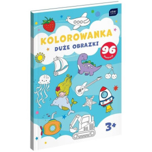 Kolorowanka A4/96K Duże obrazki