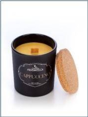 Świeczka sojowa Cappuccino czarna 135g