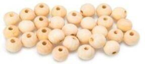 Koraliki drewniane naturalne 11x12mm