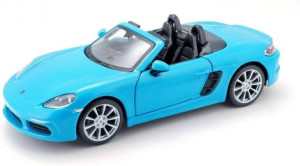 Porsche 718 Boxter Blue 1:24