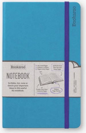Bookaroo Notatnik Journal A5. Turkusowy
