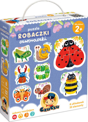CzuCzu. Puzzle Robaczki czworaczki. 2+