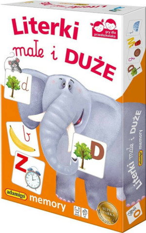 Literki małe i duże. Memory