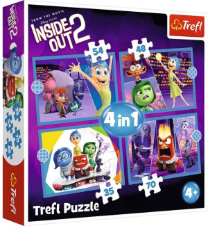 Trefl. Puzzle 4w1. W głowie się nie mieści 2