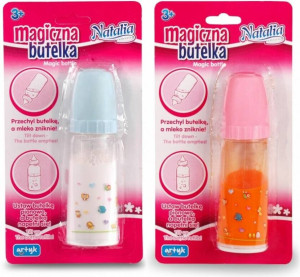 Magiczna butelka ze znikającym płynem. Natalia