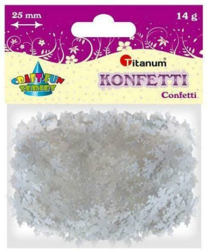 Konfetti płatki śniegu 14g