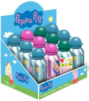Bidon aluminiowy 500 ml Świnka Peppa