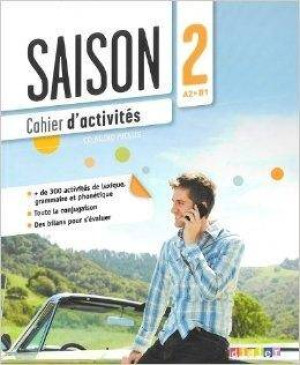 Saison 2 ćwiczenia A2-B1 + CD Język francuski