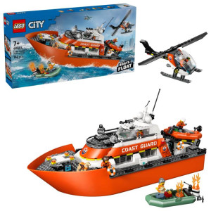 LEGO® City. Łódź ratunkowa i helikopter 60504