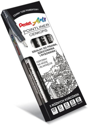 Cienkopis Pointliner. 5 szt