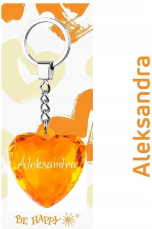 Brelok serce Aleksandra