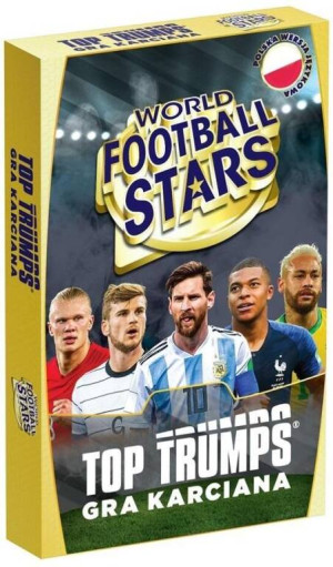 Winning Moves. Top Trumps World Football Stars tuck box