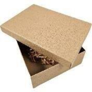 Pudełko prezentowe kraft beżowe 23x16x6,5cm