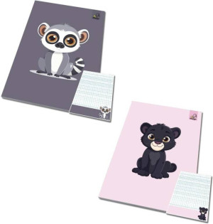 Notes A6/50K kratka poddruk Lemur Pantera