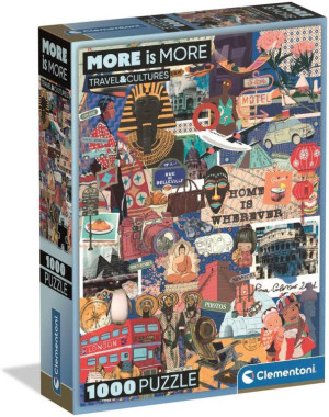 Puzzle 1000 Compact Travel&Cultures