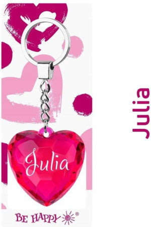 Brelok serce Julia