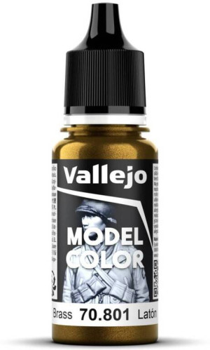 Vallejo: 70.801 - Model Color - Metallic - Brass (18 ml)