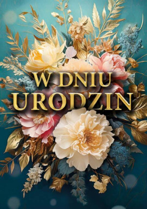 Karnet B6 3D W dniu urodzin