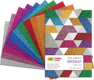 Blok A4/10K. Brokat HAPPY COLOR