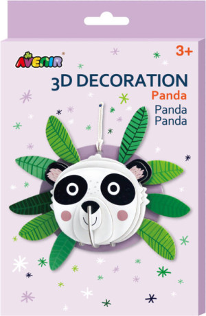 Dekoracje 3D - panda