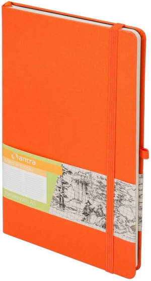 Notes A5 Kropki Romantyzm Pomarańczowy ANTRA