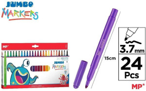 Flamastry Jumbo 24 kolory