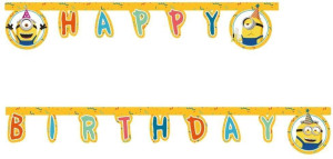 Banner Minions 2 The Rise of Gru - Happy Birthday