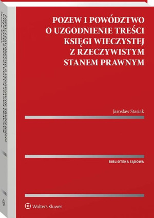 Pozew i powództwo o uzgodnienie treści księgi..