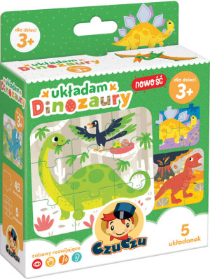 CzuCzu. Dinozaury. Układam. 3+