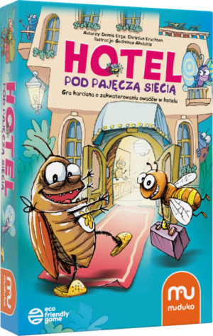 Hotel pod pajęczą siecią. Gra karciana o zakwaterowaniu owadów w hotelu. MUDUKO
