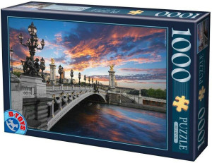Puzzle 1000 Francja, Paryż - Most Aleksandra