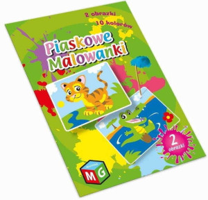 MULTIGRA. Piaskowe malowanki, 2 obrazki