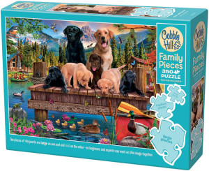 Puzzle 350 Szczeniaki i kaczki 113631