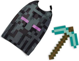 Stój Minecraft kilof, peleryna rozm. uniwer.